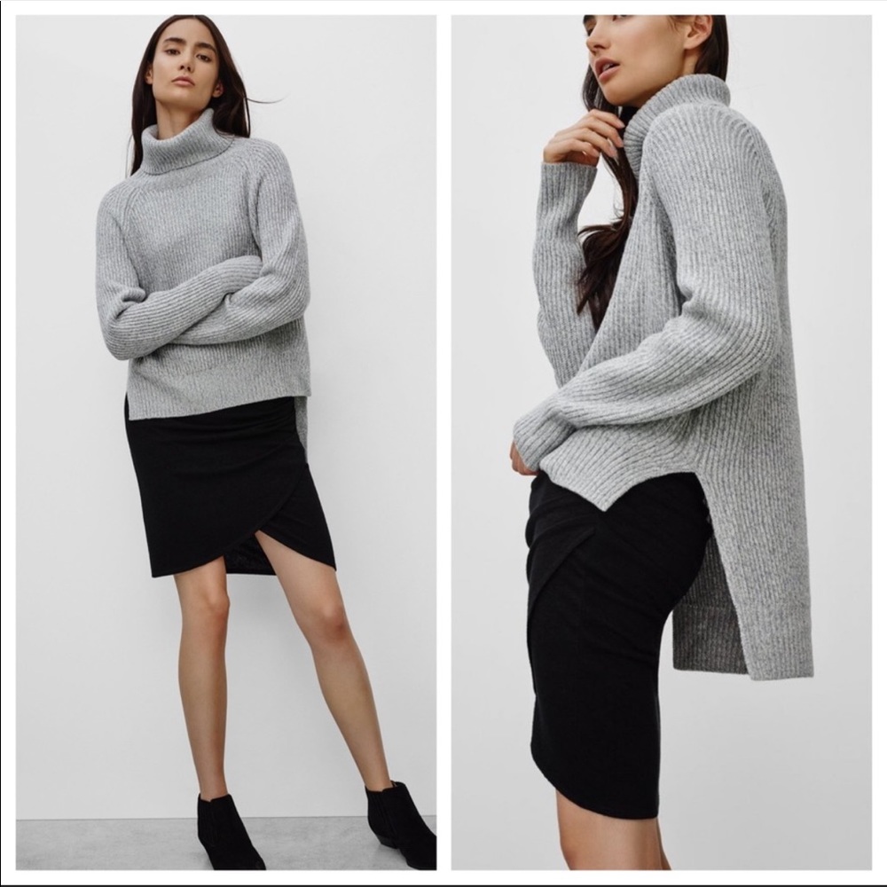 Wilfred Free lin italian wool turtleneck sweater